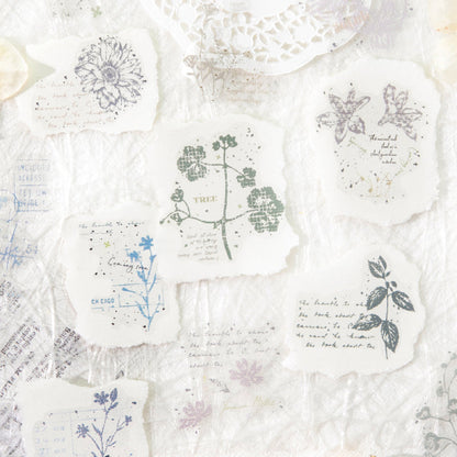 Retro Flower Design Sticker