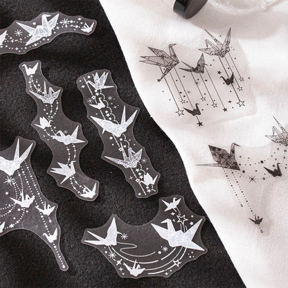 Starlink Dances Series Sticker featuring star designs for journaling, scrapbooking and collage