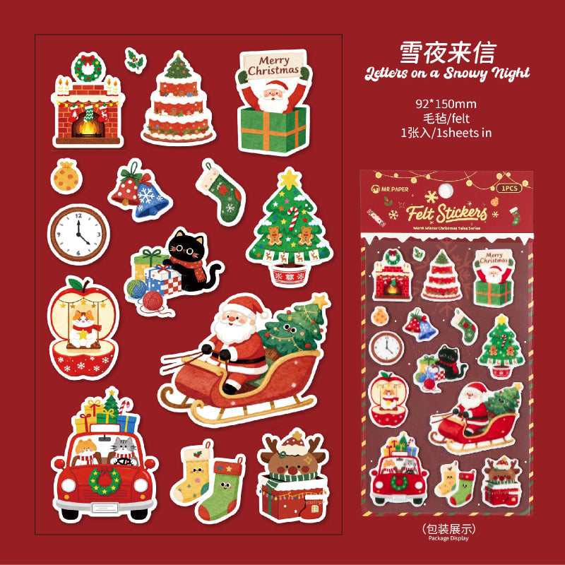Warm Winter Christmas Story Series Sticker