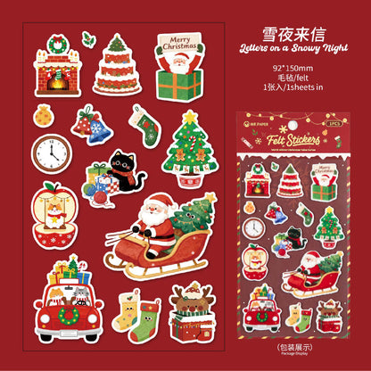Warm Winter Christmas Story Series Sticker