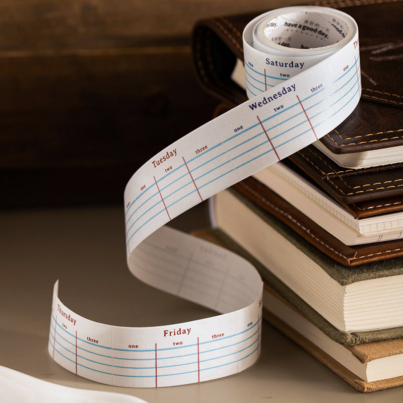 Week Inspiration Series Washi Tape for journaling, scrapbooking and collage