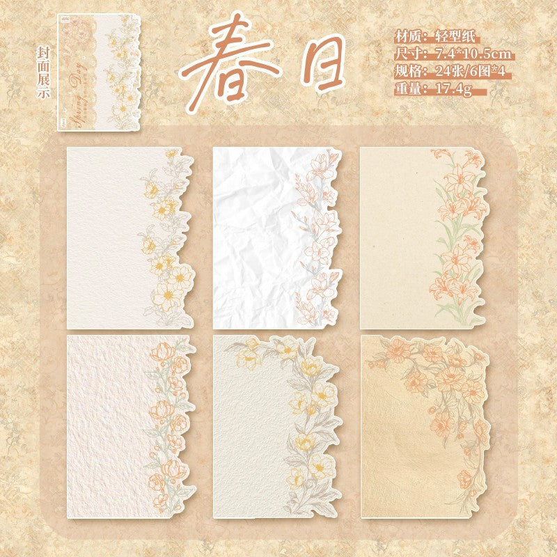 Flower Language Secret Forest Material Paper
