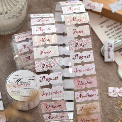 Picnic Day Memorandum Series Die Cutting Writing Paper Tape for journaling, scrapbooking and collage