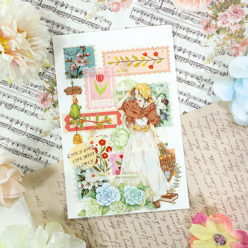 Spring Sounds Die Cutting Washi Tape featuring spring designs for journaling, scrapbooking and collage