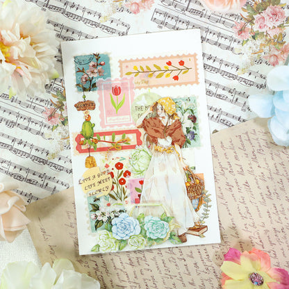 Spring Sounds Die Cutting Washi Tape featuring spring designs for journaling, scrapbooking and collage