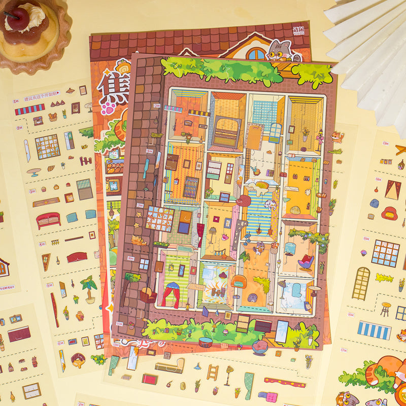 Secret Realm Series 3D Sticker featuring secret designs for journaling, scrapbooking and collage