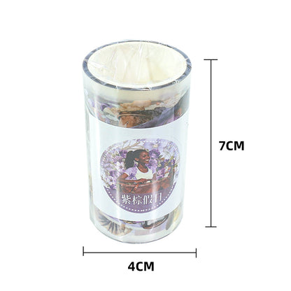 Purple Brown Holiday PET Tape featuring brown designs for journaling, scrapbooking and collage