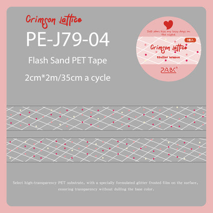 Star Fragment Series Flash Sand PET Tape