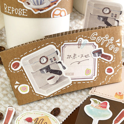 Idle Cottage Series Sticker featuring cottage designs for journaling, scrapbooking and collage