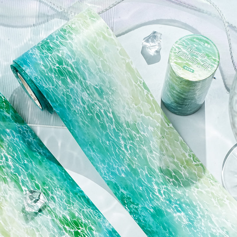 Clear Water Series PET Tape for journaling, scrapbooking and collage