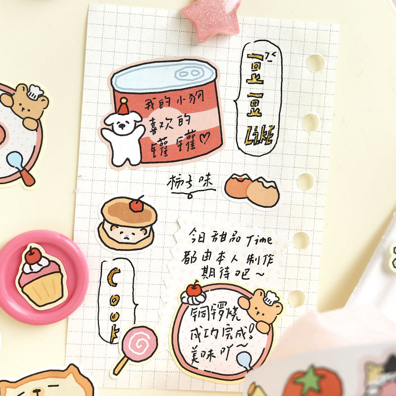 Corner Thoughts Series Die Cutting Writing Paper Tape