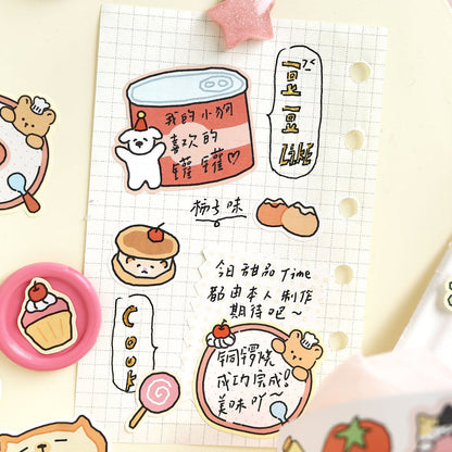 Corner Thoughts Series Die Cutting Writing Paper Tape