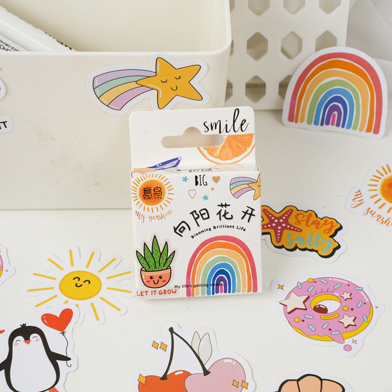 Blooming towards the sun Sticker