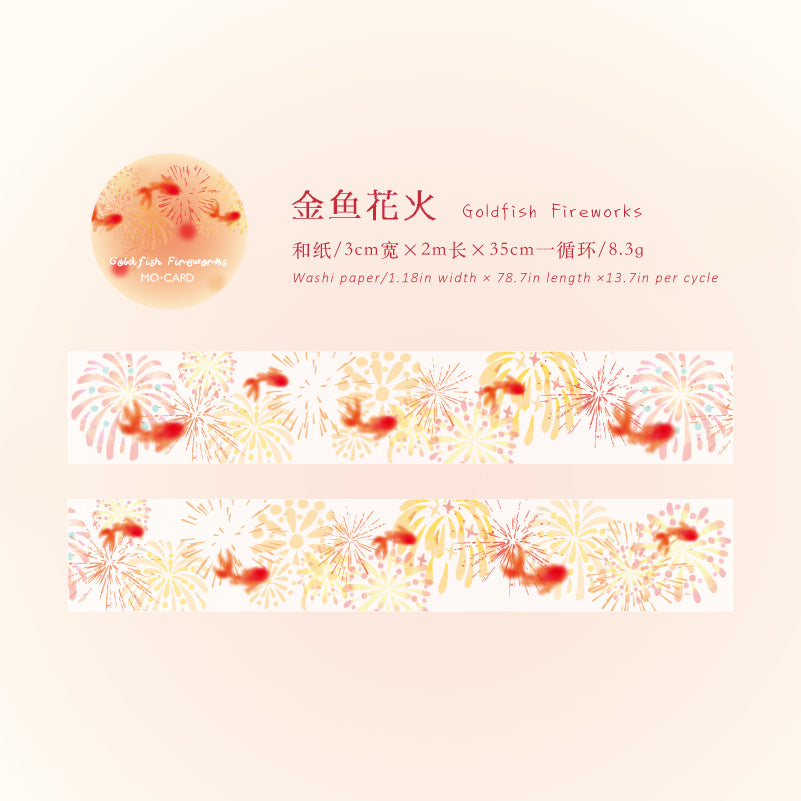 Little Fish Swim Fast Series Washi Tape