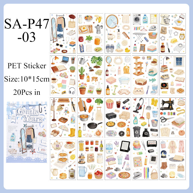Beautifully Decorated Room Series Sticker Book