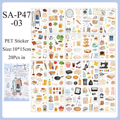 Beautifully Decorated Room Series Sticker Book