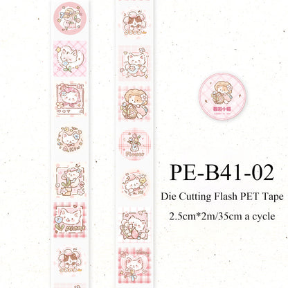 Heal Soft Cat Series Die Cutting Flash PET Tape