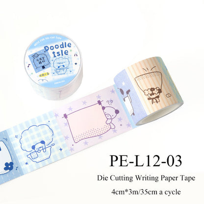 Graffiti Dot Series Die Cutting Writing Paper Tape