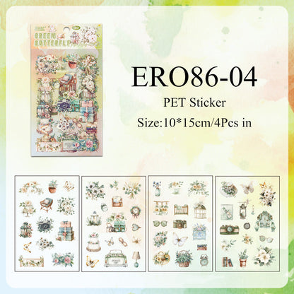 Flower butterfly Sticker
