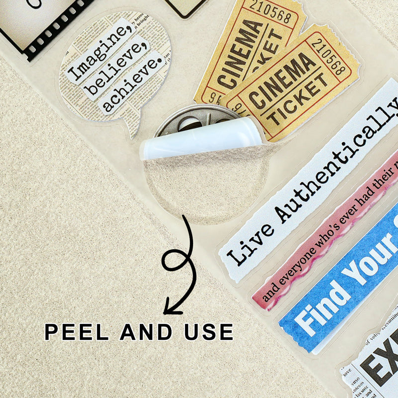 Quotes Pages Fog PET Tape