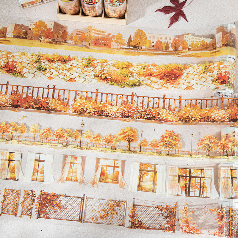 Maple Leaves Series PET Tape for journaling, scrapbooking and collage