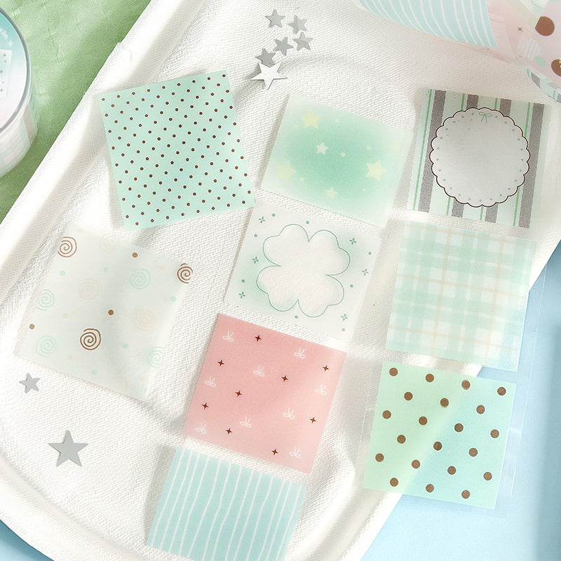 Wave Dots Series Die Cutting Tracing Paper Tape
