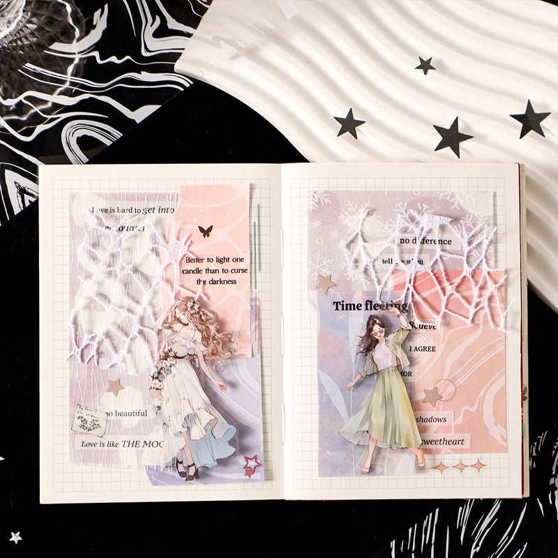 Cloud wisps Series PET Tape featuring cloud designs for journaling, scrapbooking and collage