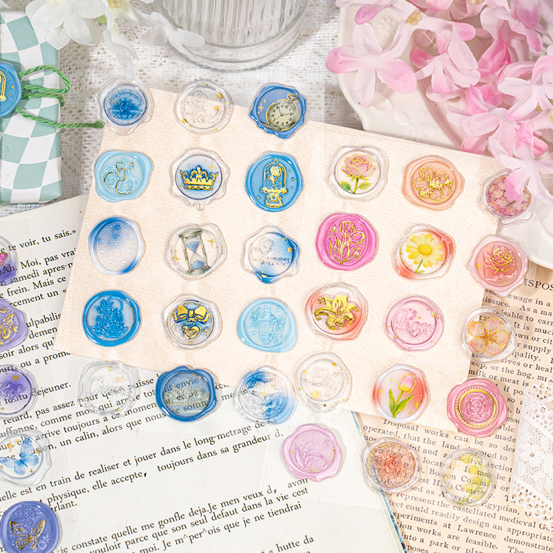 Classical Floral Sticker