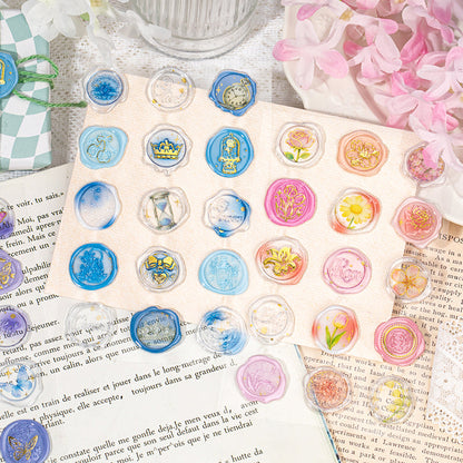 Classical Floral Sticker