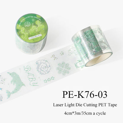 Diamond Declaration Series Laser Light Die Cutting PET Tape