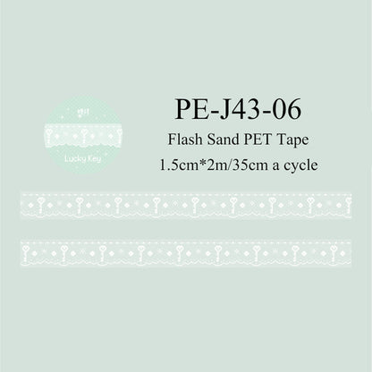 Pixel Garden Series Flash Sand PET Tape