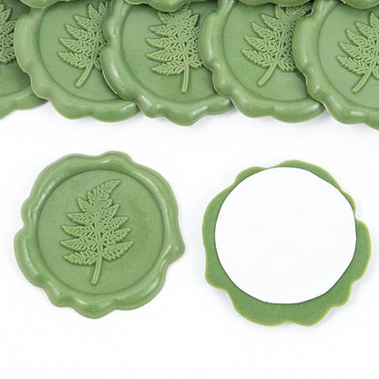 Leaves of Rose Wax Seal Sticker
