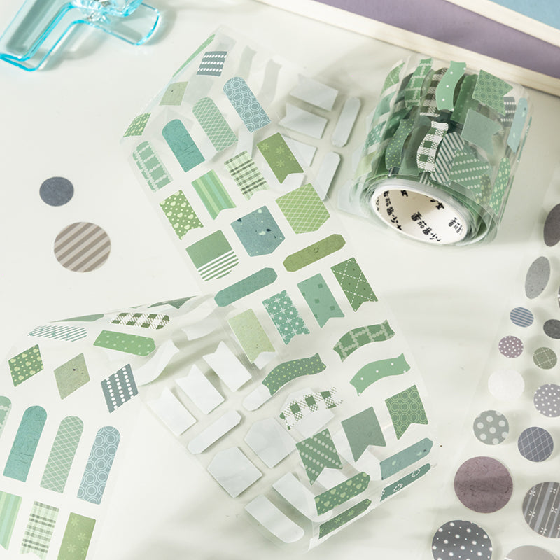 Glimmering Moments Series Die Cutting Self-adhesive Tape for journaling, scrapbooking and collage