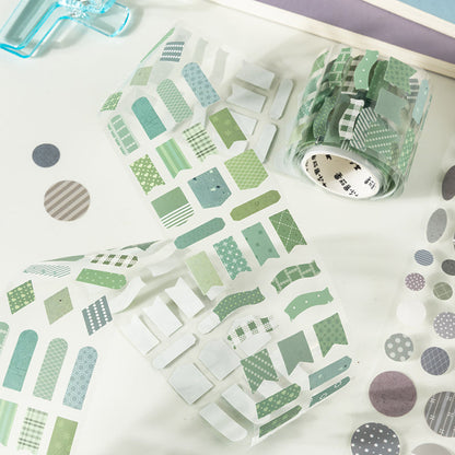 Glimmering Moments Series Die Cutting Self-adhesive Tape for journaling, scrapbooking and collage
