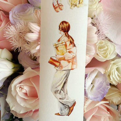 Whole Roll 5cm*5m Photo Status Die Cutting Washi/PET/Fog PET Tape for journaling, scrapbooking and collage