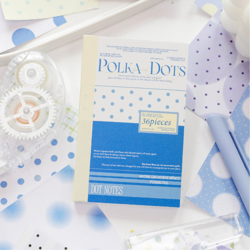 Dot Private Collection Series Sticker Book featuring book designs for journaling, scrapbooking and collage