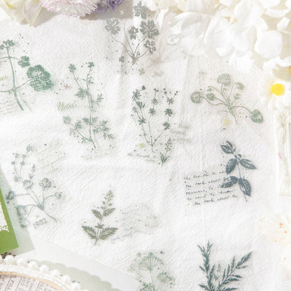 Retro Flower Design Sticker
