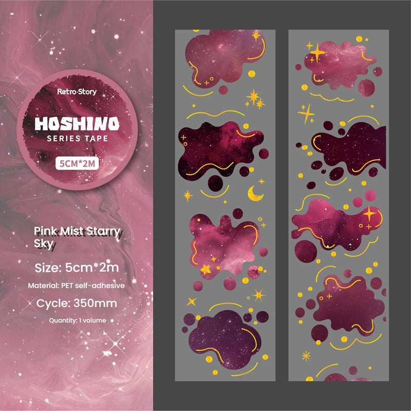 Yoshino Series Gold Stamping PET Tape