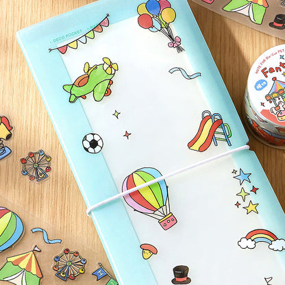 Happy Wanderer Chronicles Series Die Cutting Fog PET Tape