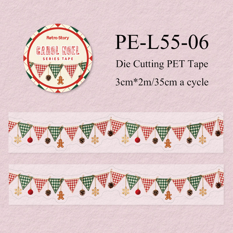 Christmas Celebration Series Die Cutting PET Tape