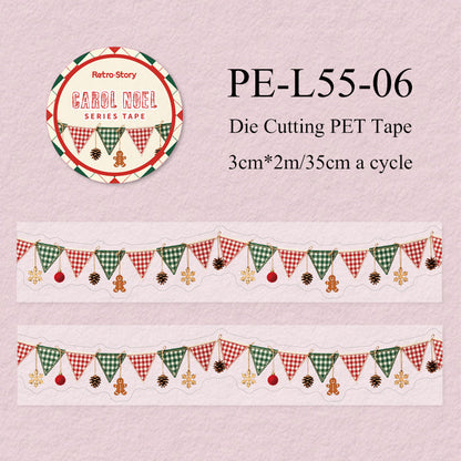 Christmas Celebration Series Die Cutting PET Tape