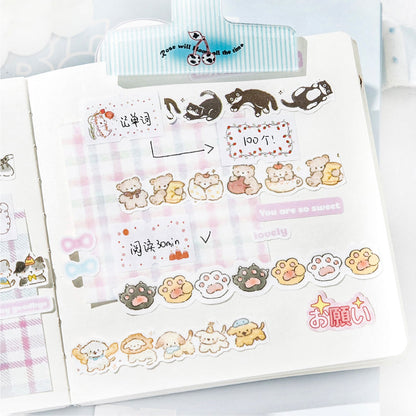 Sweetheart Imprint Series Die Cutting Writing Paper Tape featuring sweet designs for journaling, scrapbooking and collage