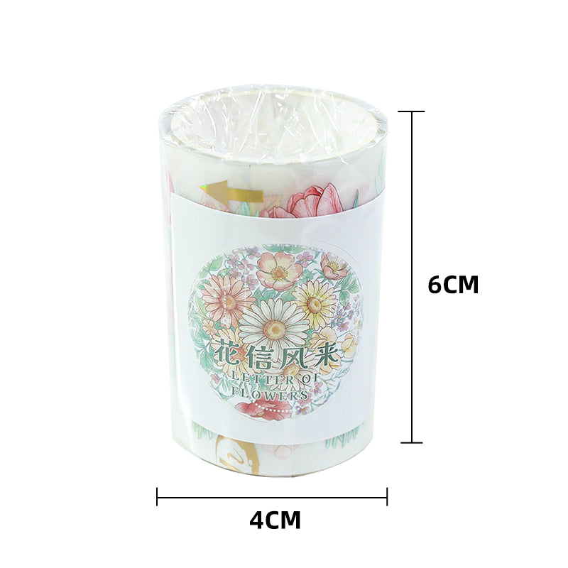 Flower Bearing Wind Blows Fog PET Tape