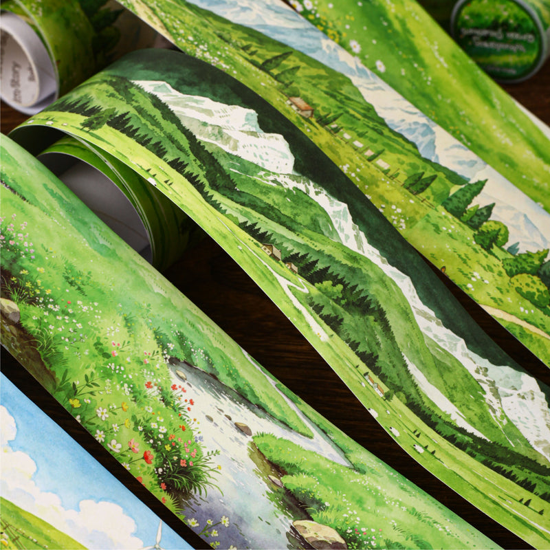 Grassland Wandering Series Washi Tape