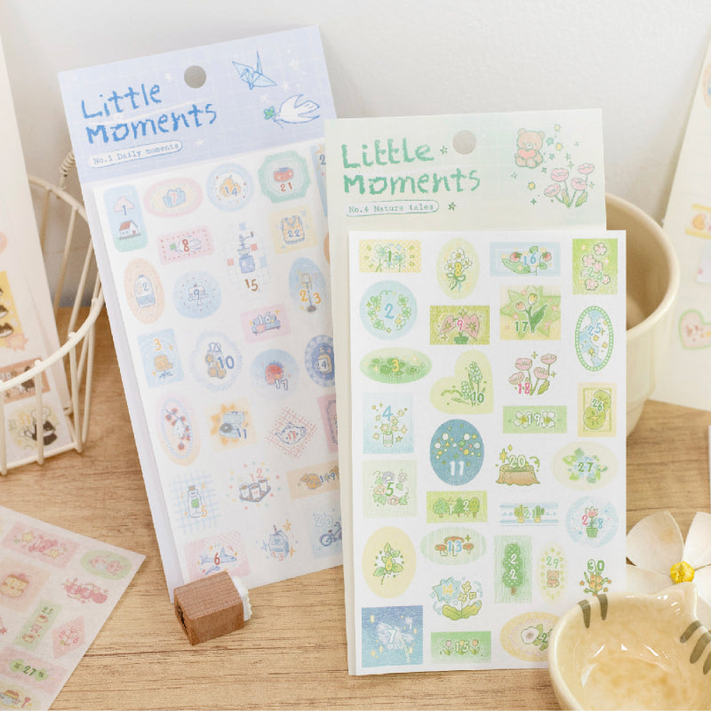 Brief Moment Series Sticker for journaling, scrapbooking and collage