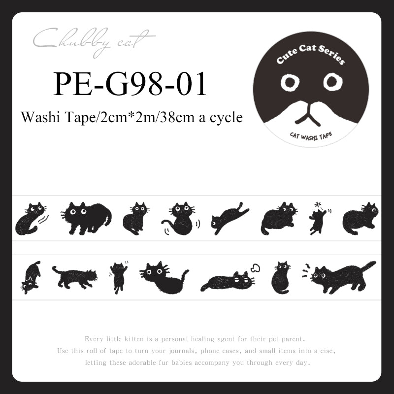 Cute Cat Series Washi Tape