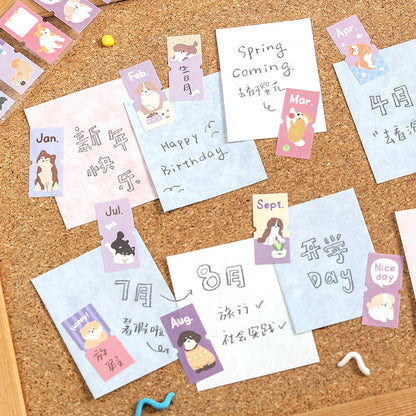 Warm Light Mark series Die Cutting Writing Paper Tape featuring light designs for journaling, scrapbooking and collage