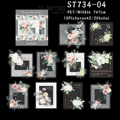 Flower film Sticker