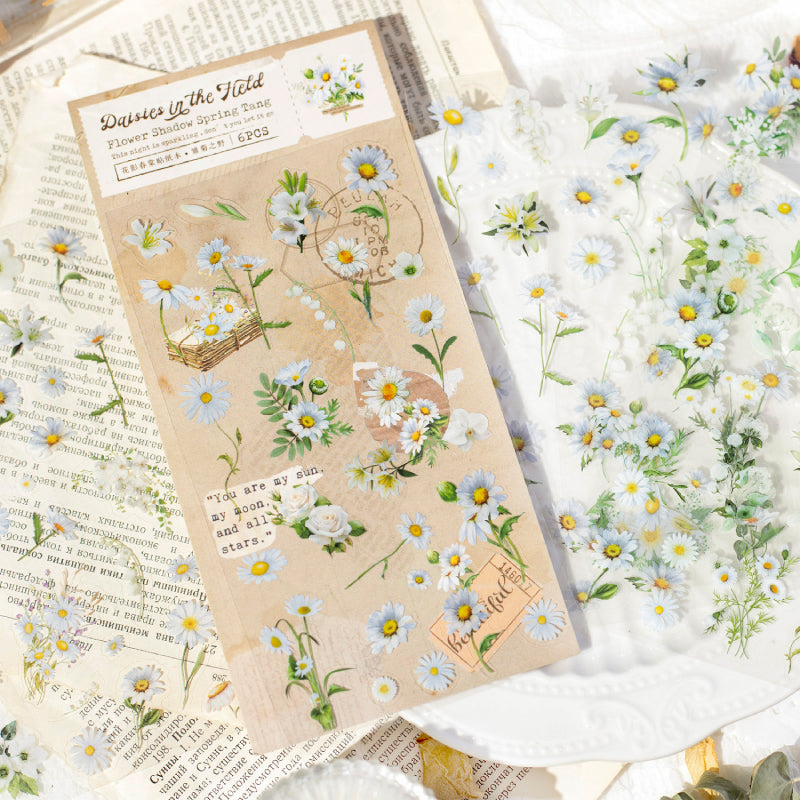 Flower shadow Spring Sticker