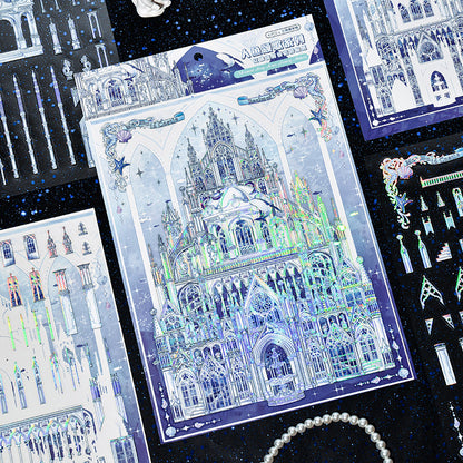 Mermaid Hymn Series 3D Sticker for journaling, scrapbooking and collage